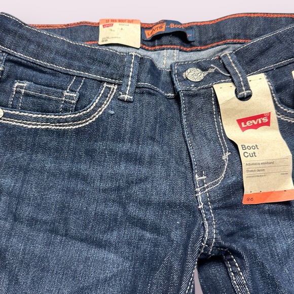 NWT Women’s Levi’s Dark Wash Bootcut Denim Jeans Size 12 Regular - Picture 6 of 14